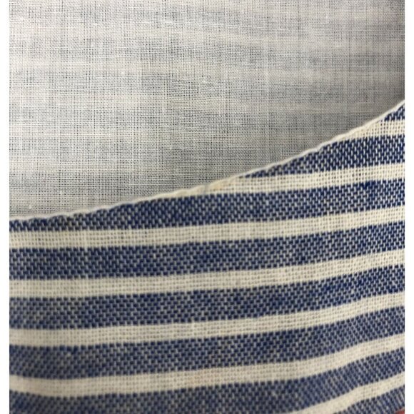 THML Women's Striped Embroidered Mini Beach Dress Size S Coastal Summer Tassels - Picture 7 of 9